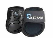 Shires ARMA Carbon Open Fronted COOLMAX Fetlock Boots - Black / Cob image