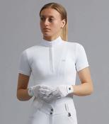 Premier Equine Bellisa Ladies Breathable Show Shirt - White - UK 6 image