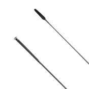 CD X-Grip Flap End Dressage Whip Black - 110cm