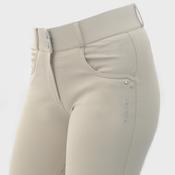 Tesoro Ricco Women's Full Seat Breeches - Beige - Beige / 16 image