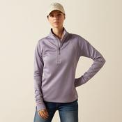Ariat Wms Team EQ 1/2 Zip Pullover - Purple Ash / Small image