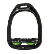 Flex-On Green Composite 2 GC2 Stirrups - Black / Green image