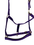 Turfmasters Durable Comfort-Padded Nylon Horse Halter - Small-Pony / Black