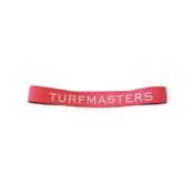 Turfmaster Hat Band - Black - Red