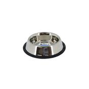 Cheeko Stainless Steel Non-Slip Non-Tip Pet Food &amp; Water Bowl - Silver - 600ml image