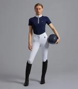 Maria Women's Diamante Show Shirt - Navy White Uk - UK 16 image
