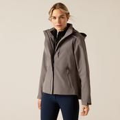 Ariat Women's Coastal Waterproof Riding Jacket - Plum Grey - Grey / M image
