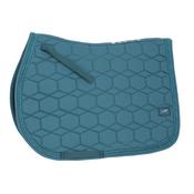 Schockemöhle SP High Density S Style Saddle Pad - Stone - Blue image
