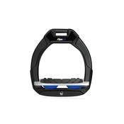 Flex-On Safe-On Junior Stirrups - Black / Blue image