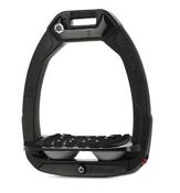 Flex-On Safe-On Stirrups - Black - Grey / Grey / Blue