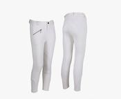QHP Junior Riding Breeches - White / 7-8 Years image