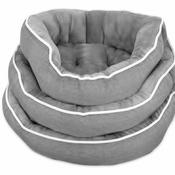 Snuggle Cord Oval Bed Nest Grey - 27 image