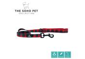 Soho Nylon Lead Tartan 100cm X 19mm - Tartan image