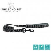 Soho Nylon Lead Tartan 100cm X 19mm - Zigzag image