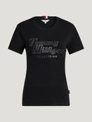 Tommy Hilfiger Women's Malibu Rhinestone T-Shirt - Black - Black / Medium image