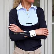 Sandstorm Women’s Showing Shirt - Green Beige - Navy / Large image