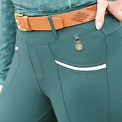 Sandstorm SE Women's Lux Performance Hybrid Riding Leggings - Emerald Green / XL image