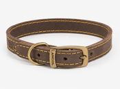 Timberwolf Leather Collar Sable - 17in - 27in / Sable image
