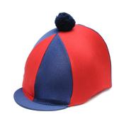 Turfmasters Lycra Hat Silk with Pom Pom - Red image