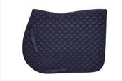Turfmasters Minimalist Breathable Cushioned Riding Saddle Pad - Navy / Full image