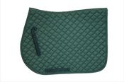 Turfmasters Minimalist Breathable Cushioned Riding Saddle Pad - Green / Pony/Cob image