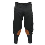 Turfmasters Water Resistant Exercise Breeches Black/Brown - XS image