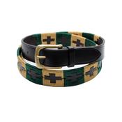 Turfmasters Unisex Polo Belt - Green/Gold / 95cm / 32mm image
