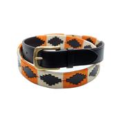 Turfmasters Unisex Polo Belt - Orange/Beige / 105cm / 25mm image