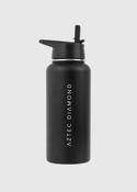 Aztec Diamond Insulated Stainless Steel Thermal Water Bottle - Black image