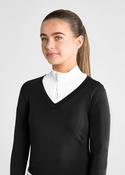 Aztec Diamond Young Rider 3D Woven Seamless Show Sweater - Black image