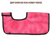 QHP Hobby Horse Exercise Rug - Fuchsia image