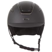 Evoke Callisto MIPS Classic Peak Riding Helmet - Black Carbon Gunmetal - S-(53-55cm) image