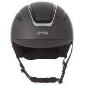 Evoke Callisto MIPS Classic Peak Riding Helmet - Black - Black/Silver / M-(56-58cm) image