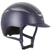 Evoke Callisto Classic Peak Riding Helmet - Navy Chrome - L-(59-61cm) image