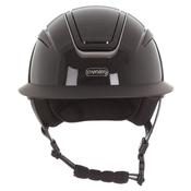 Evoke Callisto Wide Peak Riding Helmet - Black Metallic Gunmetal - S-(53-55 cm) image