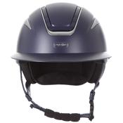 Evoke Callisto Wide Peak Riding Helmet - Navy Chrome - L (59-61 cm) image