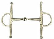 Breeze Up Stainless Steel Curved Full Cheek Snaffle Bit - 5in image