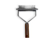 TRI Horse and Pet Grooming Comb Wooden Handle image