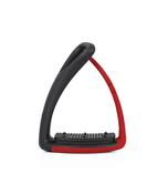 Freejump Soft'Up Pro Stirrups - Black - Black/Hot Pepper Red image
