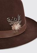 Dubarry Women's Gallagher Felt Hat - Bourbon / Medium image