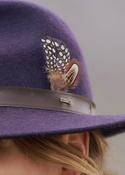 Dubarry Gallagher Ladies Felt Hat - Blue / Medium image