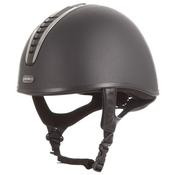Evoke Orion Cross Country Jockey Skull Riding Hat - Black Black Gunmetal - S-(53-56cm)
