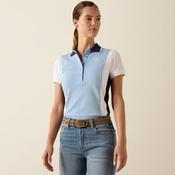 Ariat Women's Taryn Short Sleeve Polo Shirt - Blue - Dark Blue / Medium image