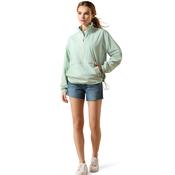 Ariat Wms Whisper Pullover Jacket Silt - Green / Small image