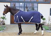 Turfmasters Cotton Summer Sheet - Navy/Silver - 6ft3in