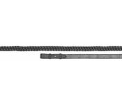 Velociti Gara Plaited Leather Reins - Black 54 X - Black image