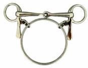 Breeze Up Jointed Dexter Ring Cheek Racing Chifney Bit - 5in image