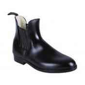QHP Winter Jodhpur Boots - Black - UK 12 / EU 31 / Black image