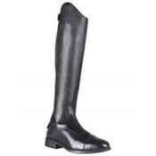 QHP Birgit Children's Leather Dressage Riding Boots - Black - UK4 EU 37 / Black image