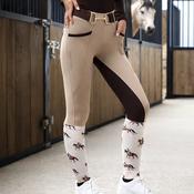 Sandstorm SE Women's Lux Performance Hybrid Riding Leggings - Chocolate / Small image
